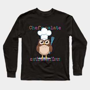 Owl Chef Long Sleeve T-Shirt